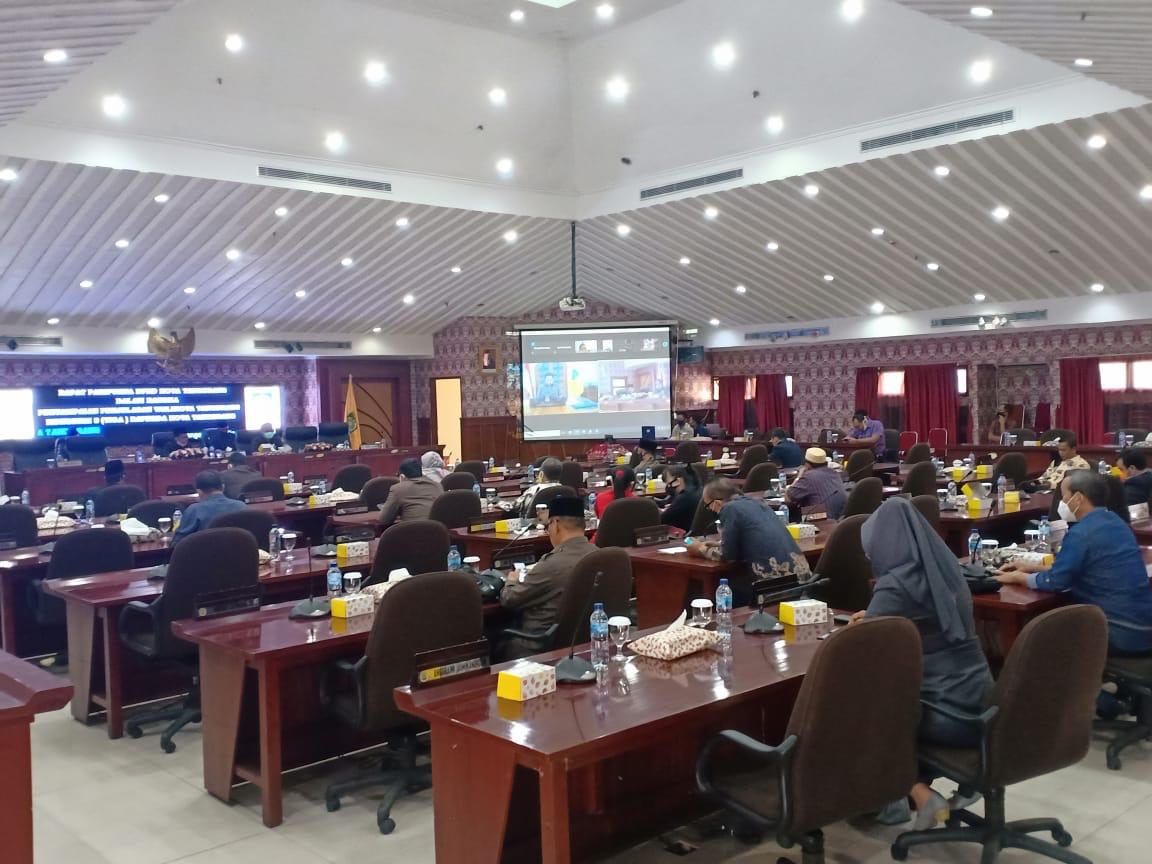 Rapat Paripurna DPRD Kota Tangerang