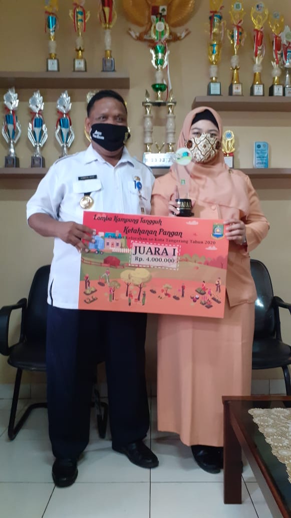 Kelurahan Nambo Jaya Juara 1 Lomba Kampung Ketahanan Pangan tingkat Kota Tangerang 2020
