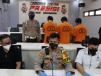 Jatantras Satuan Reskrim Polres Sukabumi Bekuk Tiga Terduga Maling Motor.