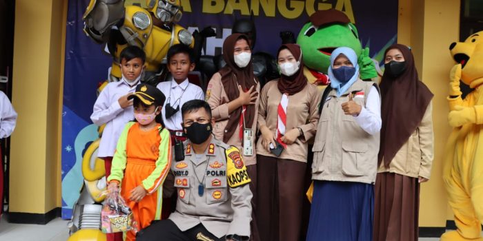 Kapolres Sukabumi Hadiri Launching Vaksinasi Merdeka Anak