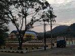 Lapang Cangehgar Palabuhanratu yang mulai rusak fasilitasnya