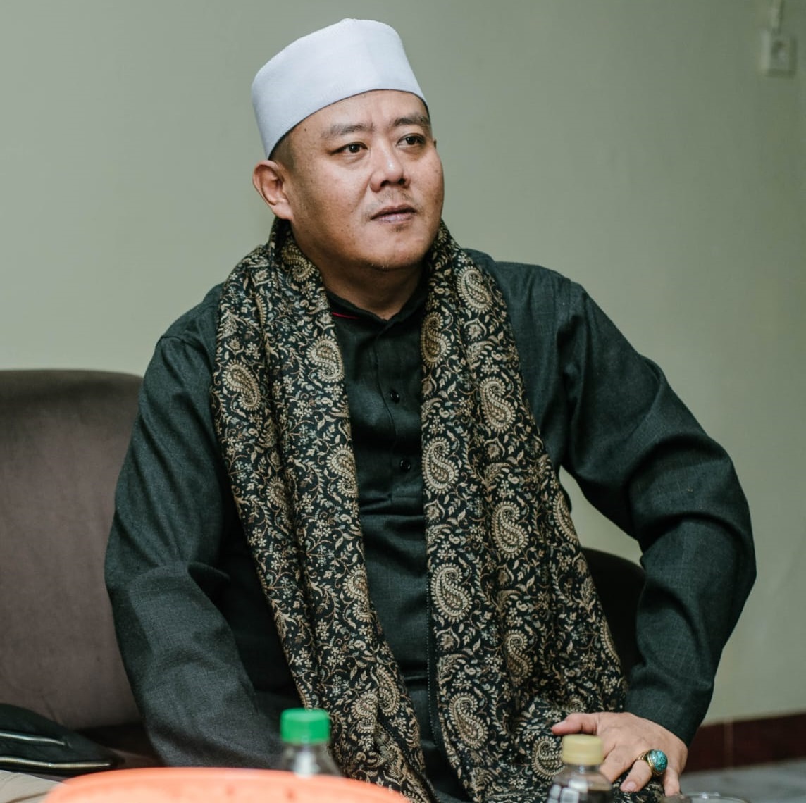 Guru Besar Poskab Sapujagat Abuya H Deni Anwarullah menyampaikan tujuan dilaksakannya pembagian takjil