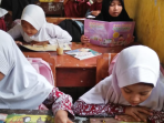 Diarpus dalam menumbuhkan budaya literasi di MIS Cilumayan wujudkan sukabumi mubarakah