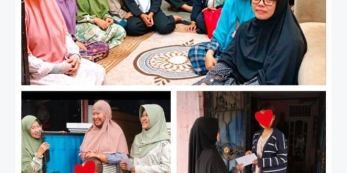 Majelis Taklim, DKM Al-Ikhlas, dan RW 07 Salurkan Santunan Anak Yatim dari Rumah ke Rumah