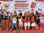 Tarian Anak-Anak RW 07 Periuk Jaya Memukau Warga, Malam Gembira HUT RI ke-81 Berlangsung Meriah