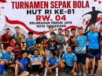 Turnamen Sepak Bola HUT RI ke-81 RW 04 Bayur: Seru di Lapangan, Damai dalam Kebersamaan