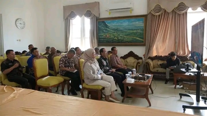 Disperkim dan DPU serta OPD Linnya Dampingi Sekda Ade Rakor terkait Pembangunan KDMP
