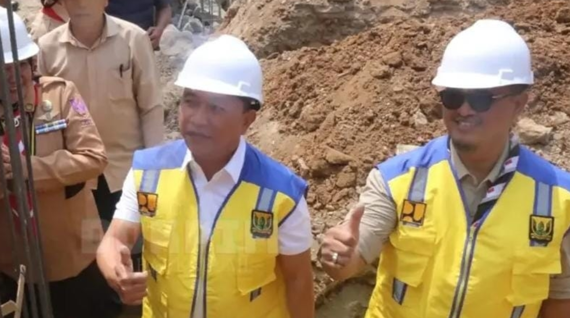 Kadisperkim dampingi Wabup Sukabumi Ground Breaking