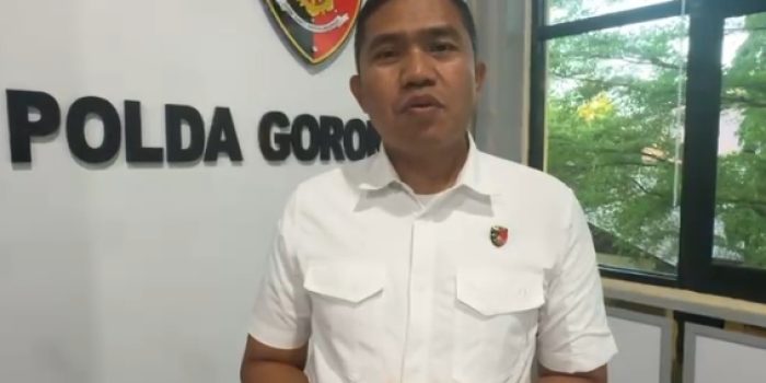 Dirreskrimsus Gorontalo saat menyampaikan bahwa Kasus Perusakan Cagar Budaya Eks Rumah Jawatan Kantor Pos Gorontalo Naik ke Tahap Penyidikan