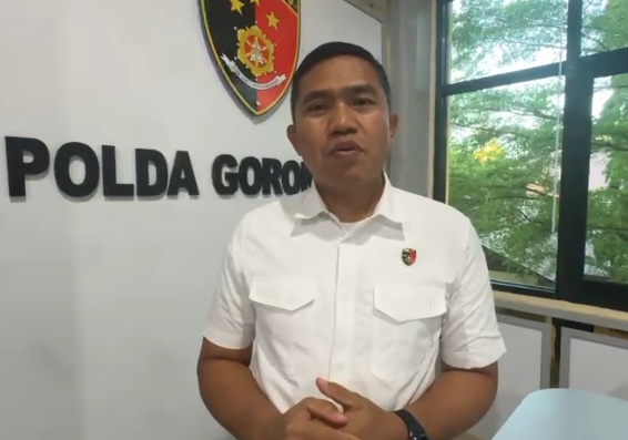 Dirreskrimsus Gorontalo saat menyampaikan bahwa Kasus Perusakan Cagar Budaya Eks Rumah Jawatan Kantor Pos Gorontalo Naik ke Tahap Penyidikan